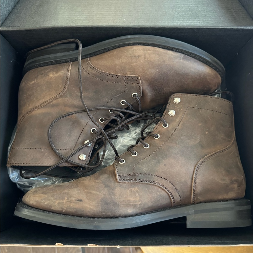 Thursday Boot Company Men’s President Lace Up Boot in Tobacco